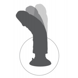 10“ Vibrating Cock mit Hoden - King Cock
