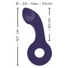 Vibrating G-& P-Spot Massager