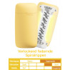 Tenga Puffy Custard Yellow Masturbator