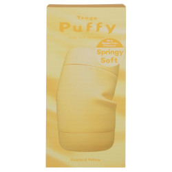 Tenga Puffy Custard Yellow Masturbator