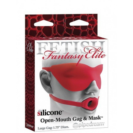 Pipedream FF Elite Open Mouth Gag - Red Large