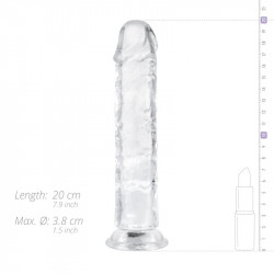 Jelly Dildo ohne Hoden - 18 cm